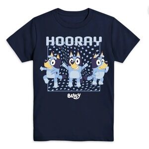 💕5/$15 Bluey Navy T-Shirt, NEW with tags